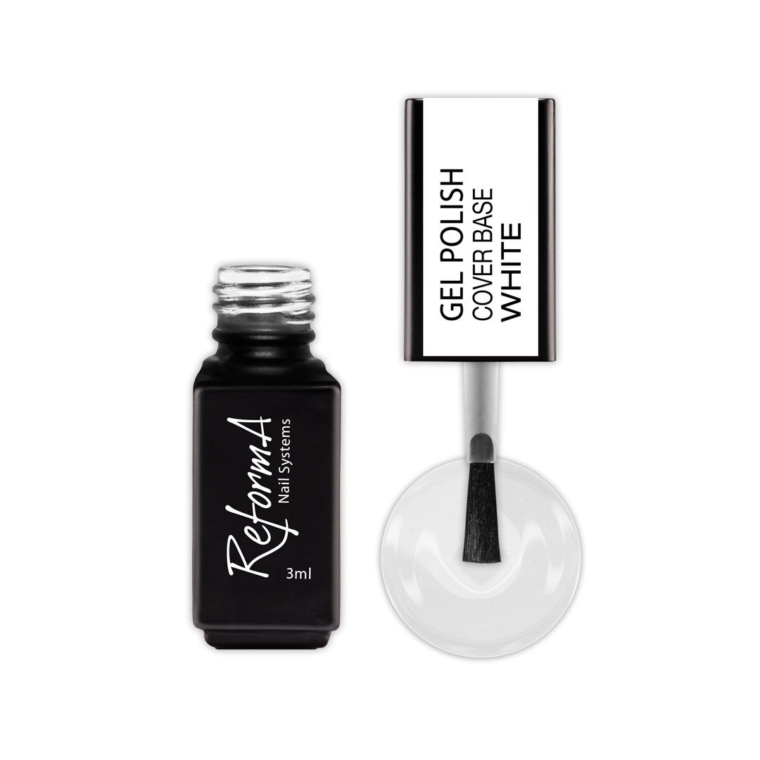 Gel Polish Cover Base White, 3ml 