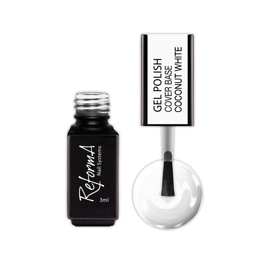 Gel Polish Cover Base Coconut White, 3ml    
