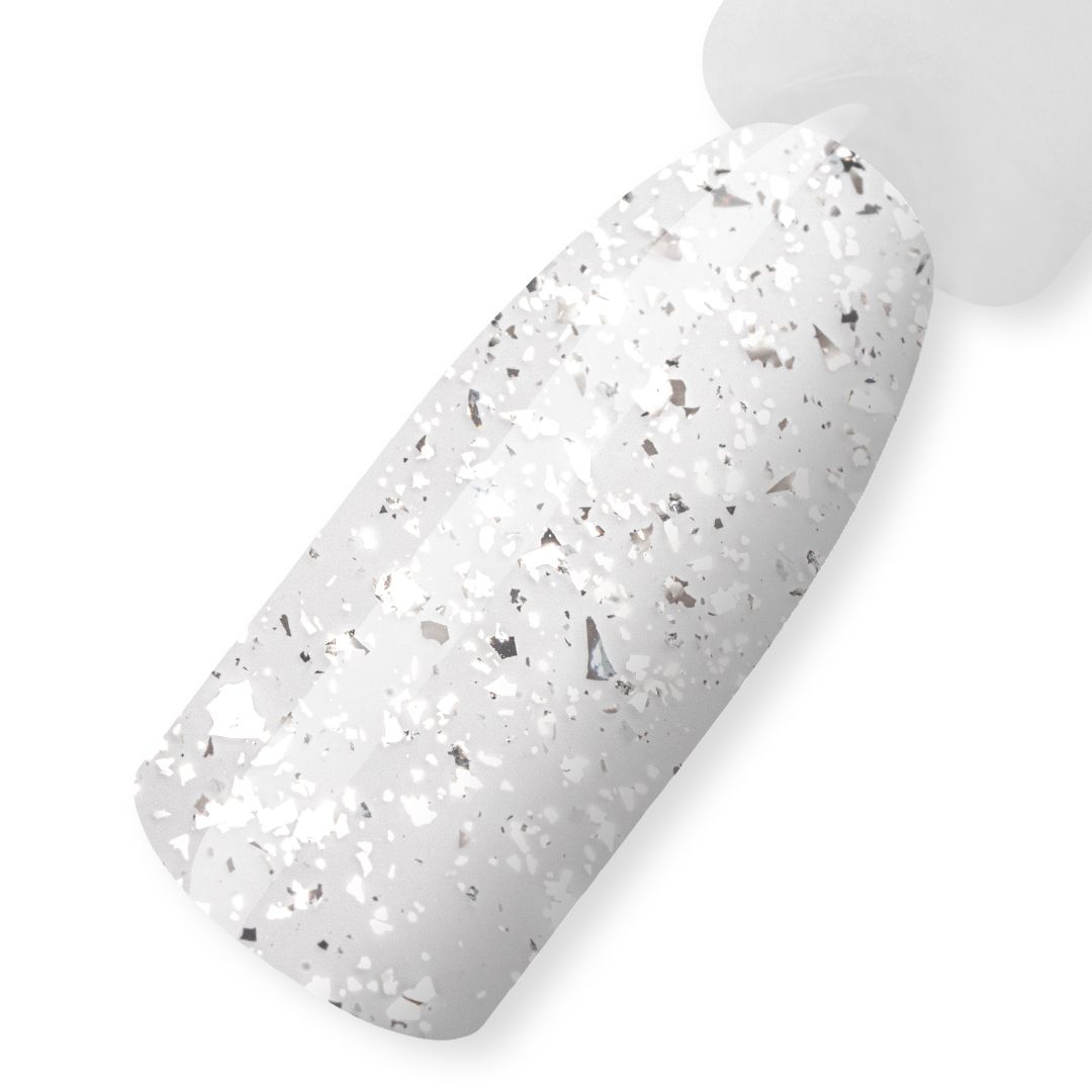 Gel Polish - Flash Silver Top, 3ml