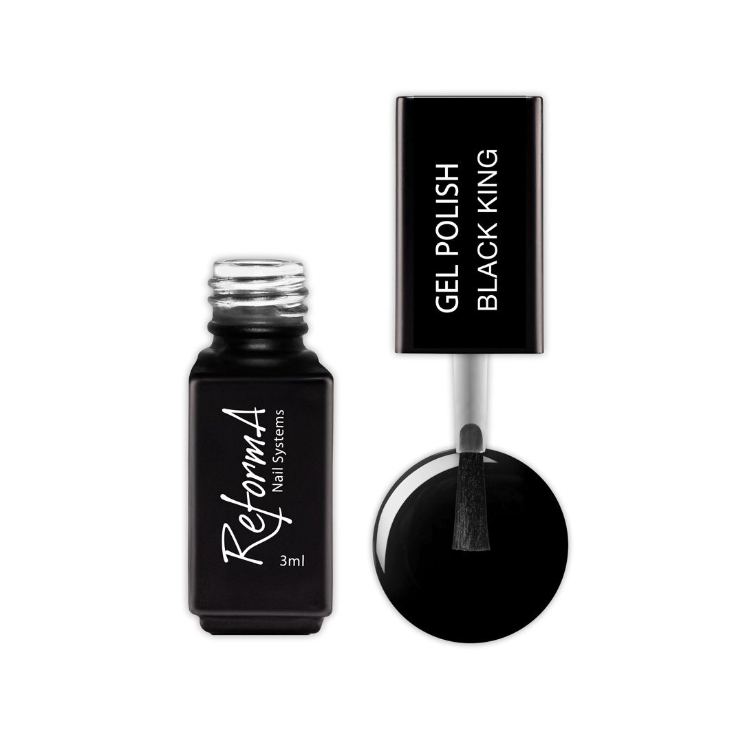 Gel Polish - Black King, 3ml