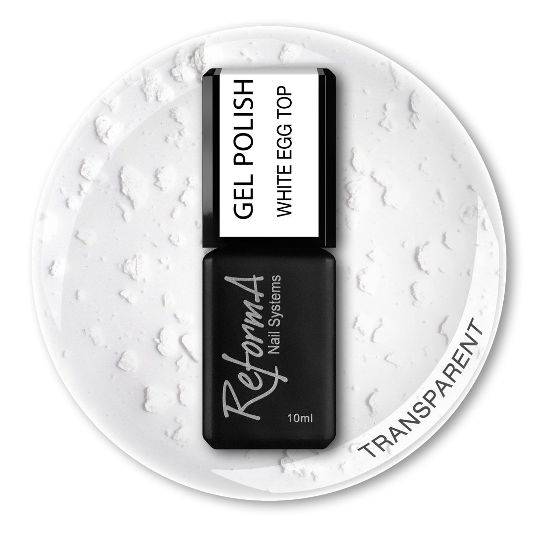 Gel Polish - White Egg Top, 10ml