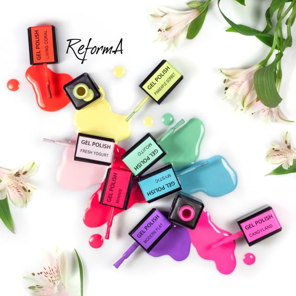 Gel Polish - Living Coral, 10ml