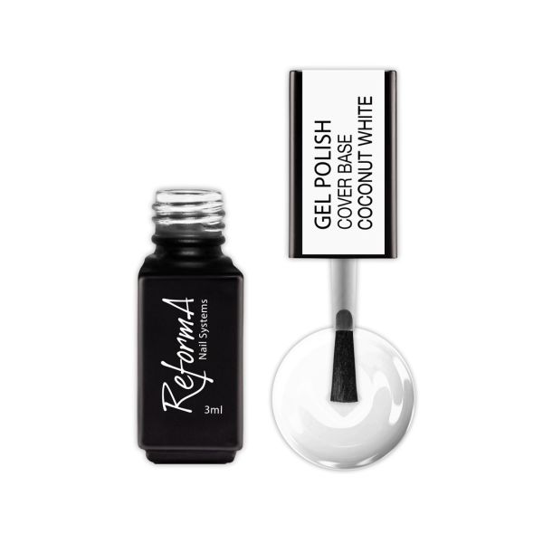 Gel Polish Cover Base Coconut White, 3ml    