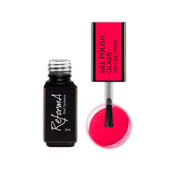 Gel Polish - Glass Neon Pink, 3ml