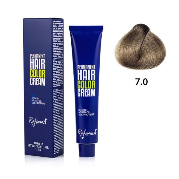 Hair Color Cream  7.0 - blonde, 100 ml