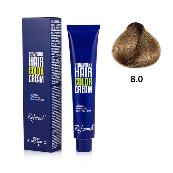 Hair Color Cream  8.0 - light blonde, 100 ml