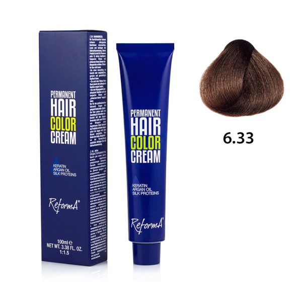 Hair Color Cream  6.33 - dark golden blonde, 100 ml