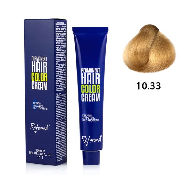 Hair Color Cream  10.33 - very light golden blond extra, 100 ml