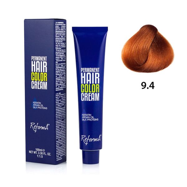 Hair Color Cream  9.4 - very light copper blonde, 100 ml