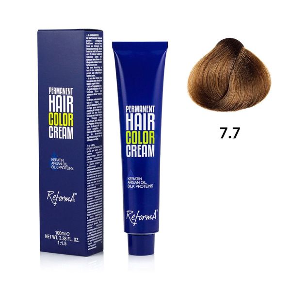 Hair Color Cream  7.7 - brown blonde, 100 ml