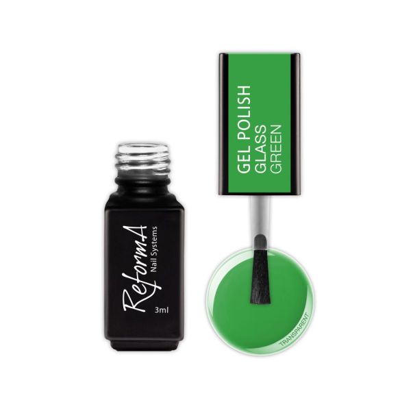 Gel Polish - Glass Green, 3ml