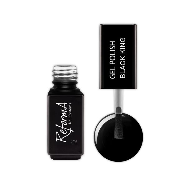 Gel Polish - Black King, 3ml