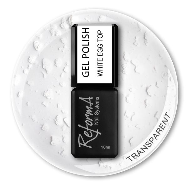 Gel Polish - White Egg Top, 10ml